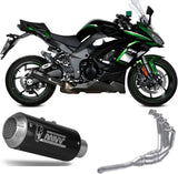 Complete Exhaust System Without Catalytic Converter And Without Sound Certification Mk3 Carbon - Mivv Compatible With Kawasaki Ninja 1000 Sx (2020-2024)