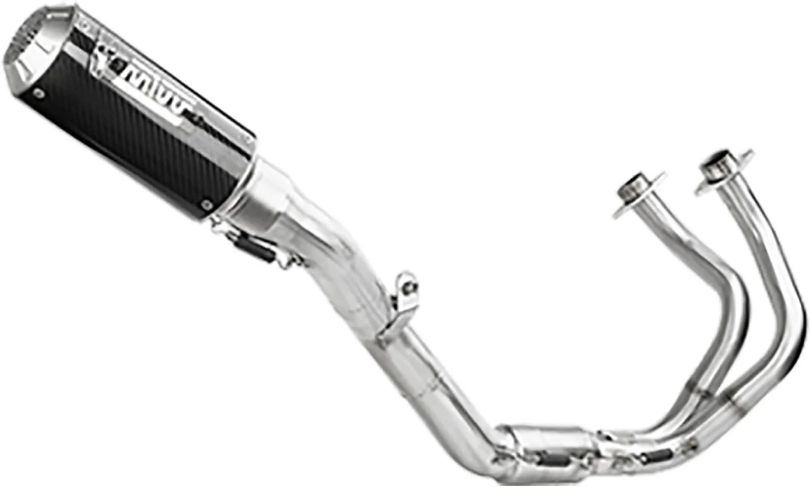 Complete Exhaust System Without Catalytic Converter And Without Sound Certification Mk3 Carbon - Mivv Compatible With Kawasaki Z 650 (2024)