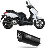 Uncatalysed Exhaust System Without Sound Certification Mover Steel Black - Mivv Compatible With Yamaha X-Max 250 (2006-2016)