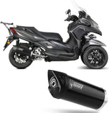 Uncatalysed Exhaust System Without Sound Certification Mover Steel Black - Mivv Compatible With Yamaha Tricity 300 (2021-2024)