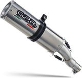 Exhaust Tip Without Sound Certification M3 Stainless Steel - Gpr Compatible With Aprilia Tuono V4 1100 - Rr - Factory (2015-2016)