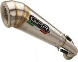 Complete Exhaust System Without Catalytic Converter And Without Sound Certification Furore Nero Stainless Steel - Gpr Compatible With Honda Cb 650 F (2017-2018)