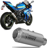Uncatalysed Exhaust System Without Sound Certification Mk3 Stainless Steel - Mivv Compatible With Suzuki Gsx-R 1000 (2017-2020)