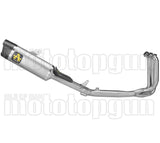 Complete Exhaust System Without Catalytic Converter And Without Sound Certification Indy-Race Evo Titanium Body And Carbon Cap - Arrow Special Parts Compatible With Cfmoto 675 Sr-R (2025-2026)