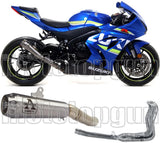 Complete Exhaust System Without Catalytic Converter And Without Sound Certification Pro-Race Titanium Titanium - Arrow Special Parts Compatible With Suzuki Gsx-R 1000 (2017-2020)