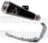 Complete Exhaust System Without Catalytic Converter And Without Sound Certification Pro-Race Black Nichrom Stainless Steel - Arrow Special Parts Compatible With Honda Cbr 650 R (2019-2023)