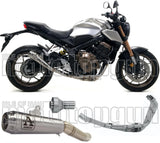 Complete Exhaust System Without Catalytic Converter And Without Sound Certification Pro-Race Nichrom Stainless Steel - Arrow Special Parts Compatible With Honda Cbr 650 R (2019-2023)