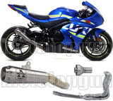 Complete Exhaust System Without Catalytic Converter And Without Sound Certification Pro-Race Nichrom Stainless Steel - Arrow Special Parts Compatible With Suzuki Gsx-R 1000 R (2017-2020)