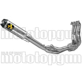 Complete Exhaust System Without Catalytic Converter And Without Sound Certification Indy-Race Competition Sbk Full Titanium Carbon - Arrow Special Parts Compatible With Kawasaki Zx 10Rr (2021-2024)