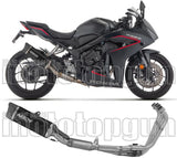 Complete Exhaust System Without Catalytic Converter And Without Sound Certification Indy-Race Evo Black Aluminium Carbon - Arrow Special Parts Compatible With Honda Cbr 650 R (2024-2026)