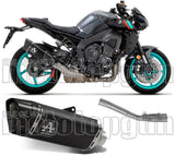 Complete Exhaust System Without Catalytic Converter And Without Sound Certification Pista Black Titanium Carbon - Arrow Special Parts Compatible With Yamaha Mt-10 (2022-2024)