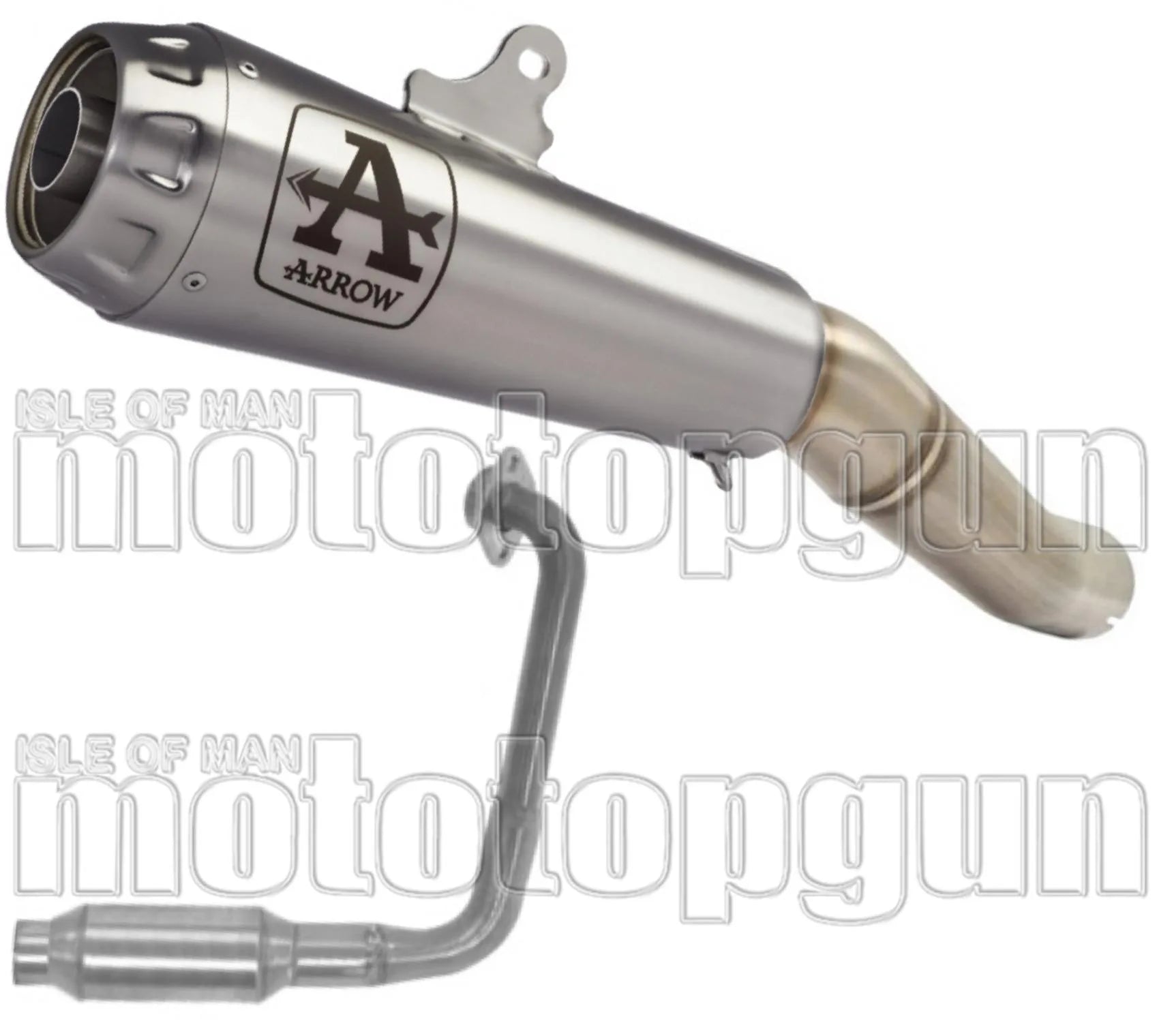 Complete Exhaust System Without Catalytic Converter And Without Sound Certification Pro-Race Nichrom Stainless Steel - Arrow Special Parts Compatible With Yamaha Xsr 125 (2021-2024)
