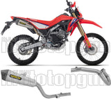 Complete Exhaust System Without Catalytic Converter And Without Sound Certification X-Kone Nichrom Carby End Cap - Arrow Special Parts Compatible With Honda Crf 300 L (2025-2026)