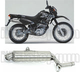 Exhaust Tip Without Sound Certification Paris Dacar Stainless Steel Stainless Steel - Arrow Special Parts Compatible With Yamaha Xt 600 E (1995-2001)