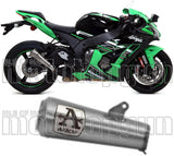 Exhaust Tip Without Sound Certification Pro-Race Titanium Titanium - Arrow Special Parts Compatible With Kawasaki Zx-10R (2016-2019)
