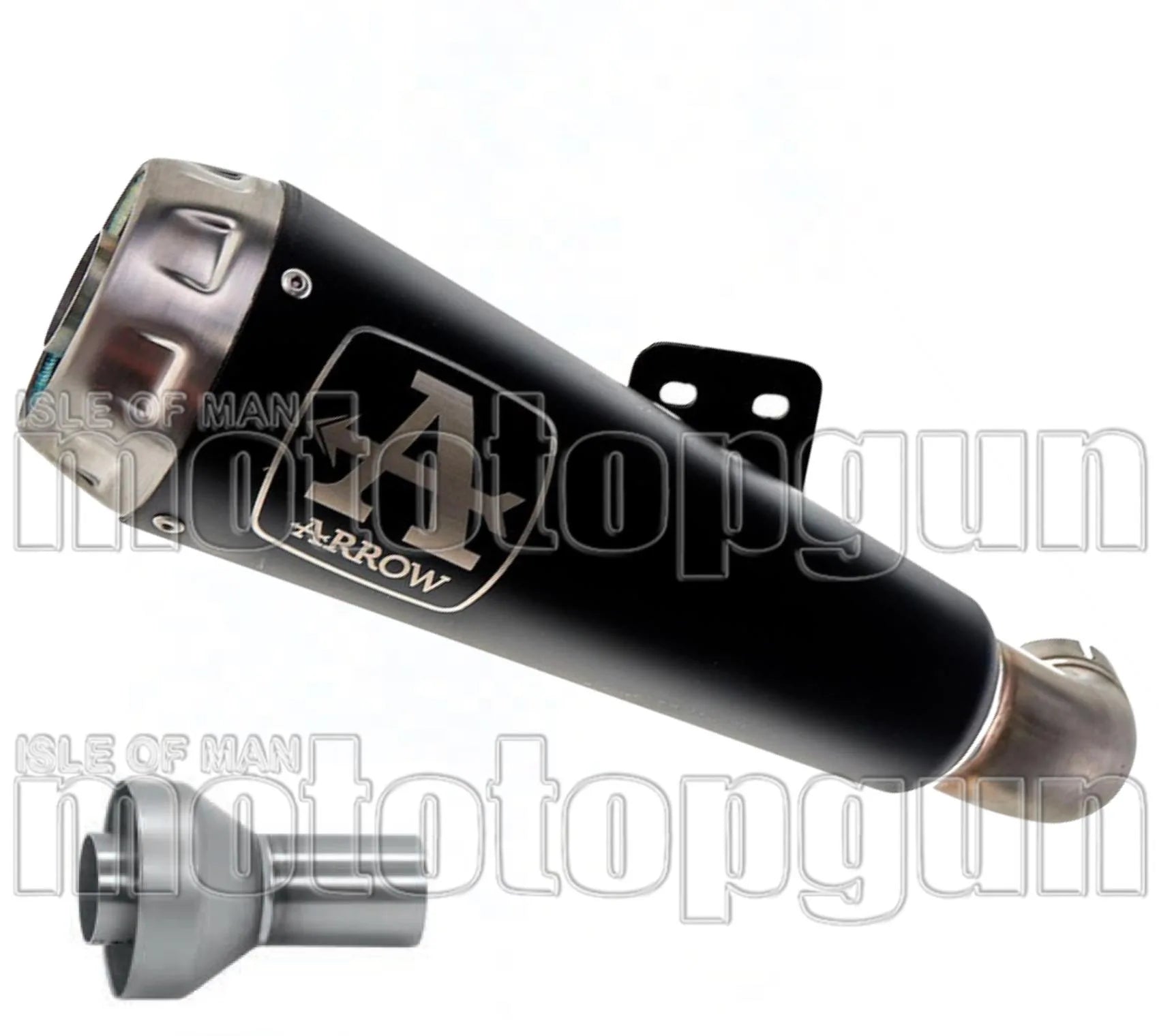 Exhaust Tip Without Sound Certification Pro-Race Black Nichrom Stainless Steel - Arrow Special Parts Compatible With Suzuki Gsx-R 1000 R (2017-2020)