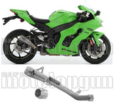 Exhaust Tip Without Sound Certification Pro-Race Titanium Net - Arrow Special Parts Compatible With Kawasaki Zx-10R (2021-2024)