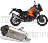 Exhaust Tip Without Sound Certification Sonora Titanium Carbon - Arrow Special Parts Compatible With Ktm 1290 Superadventure S (2021-2024)