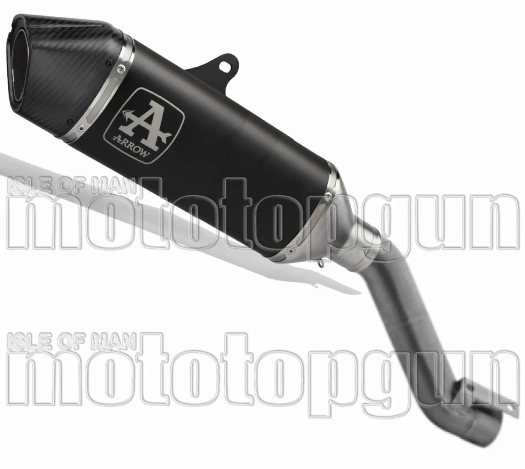 Exhaust Tip Without Sound Certification Veloce Black Titanium Carbon - Arrow Special Parts Compatible With Ducati Multistrada V4 1100 (2021-2024)