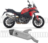 Exhaust Tip Without Sound Certification Veloce Titanium Carby End Cap - Arrow Special Parts Compatible With Ducati Multistrada V2 - S (2025)