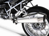 Exhaust Tip Without Sound Certification Conical Stainless Steel - Zard Compatible With Bmw R 1200 (2004-2008)