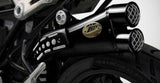 Exhaust Tip Without Sound Certification Special Edition Steel Black - Zard Compatible With Bmw R Nine T 1200 - Pure - Urban G - S (2021-2023)