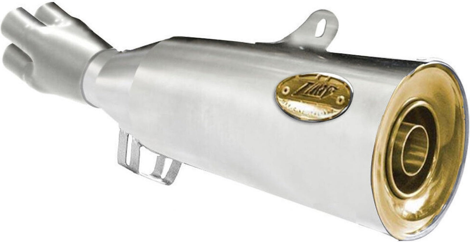 Complete Exhaust System Without Catalytic Converter And Without Sound Certification Stainless Steel Endcap Bronze - Zard Compatible With Bmw K 1100 Lt - Rs (1983-1989)