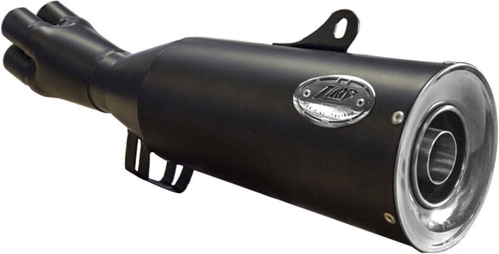 Complete Exhaust System Without Catalytic Converter And Without Sound Certification Steel Black - Zard Compatible With Bmw K 1100 Lt - Rs (1983-1989)