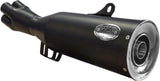 Complete Exhaust System Without Catalytic Converter And Without Sound Certification Steel Black - Zard Compatible With Bmw K 1100 Lt - Rs (1983-1989)