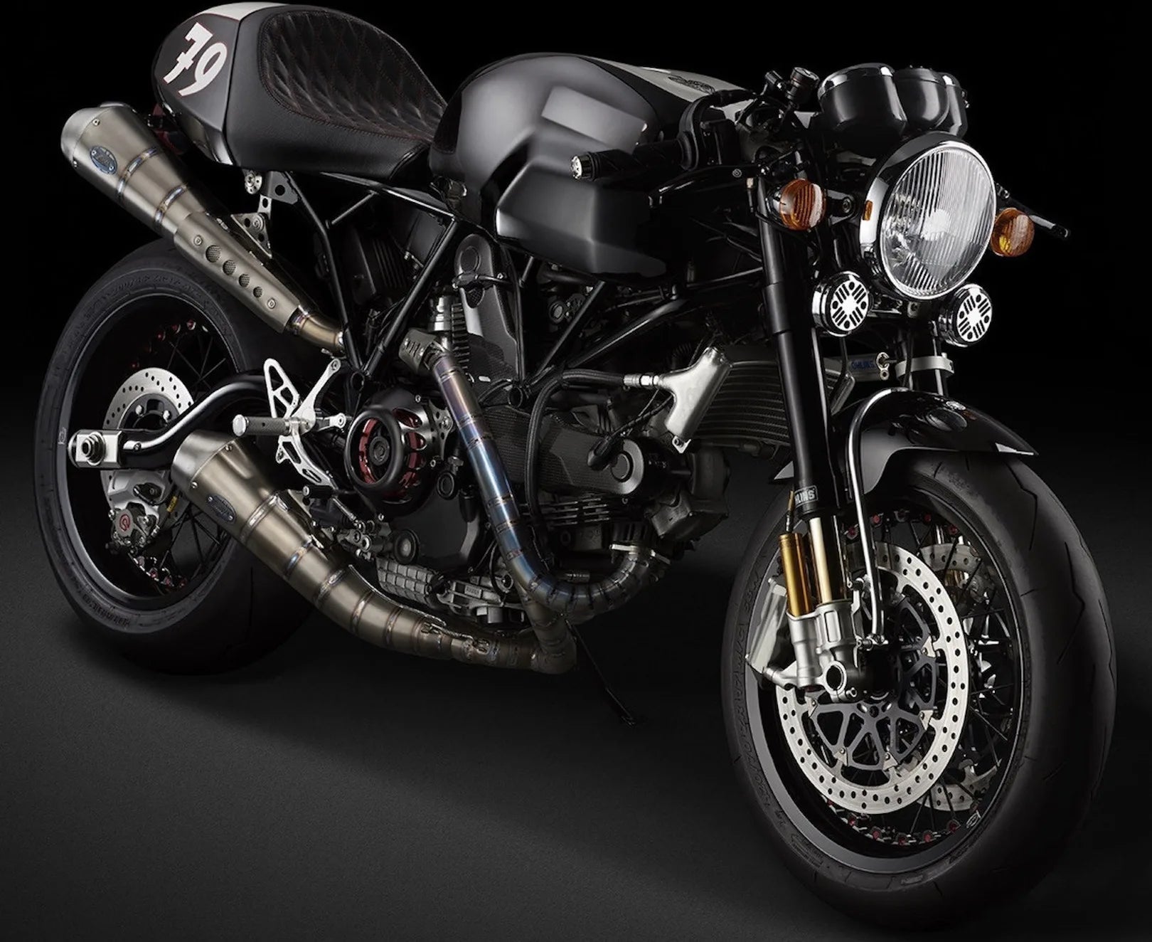 Complete Exhaust System Without Catalytic Converter And Without Sound Certification Stainless Steel - Zard Compatible With Ducati Ducati Sport 1000 (2007-2009)