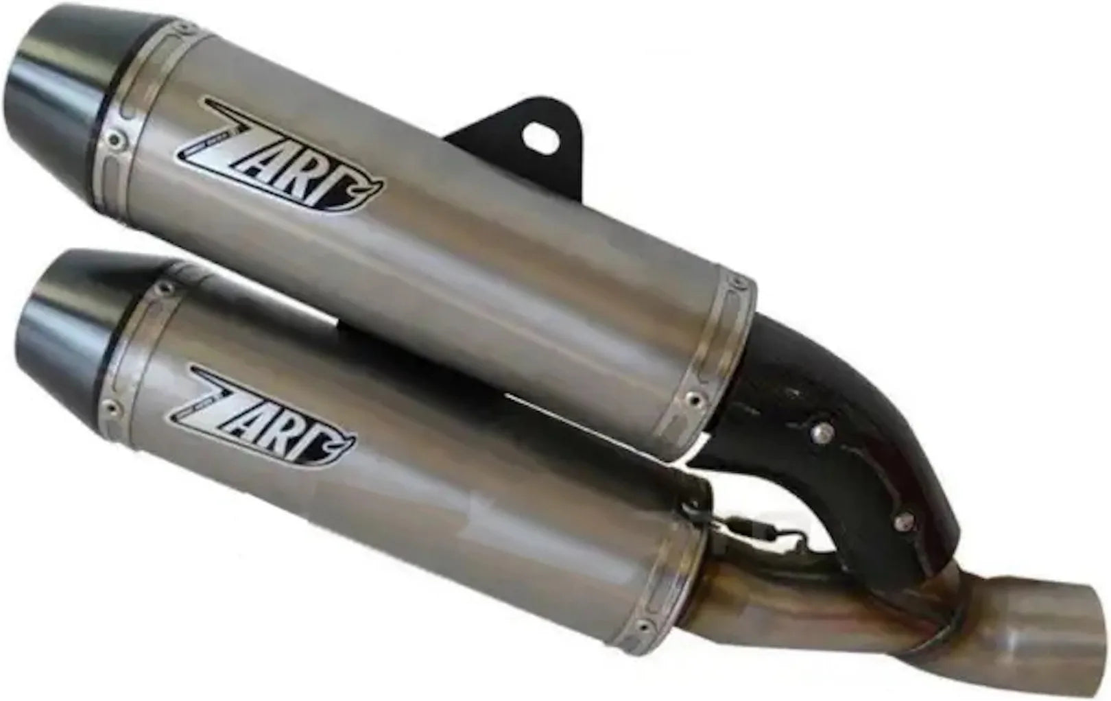 Exhaust Tip Without Sound Certification Overlap Titanium - Zard Compatible With Ducati Monster 1100 Evo (2011-2013)