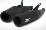 Exhaust Tip Without Sound Certification Titanium Black - Zard Compatible With Ducati Gt 1000 (2009-2011)