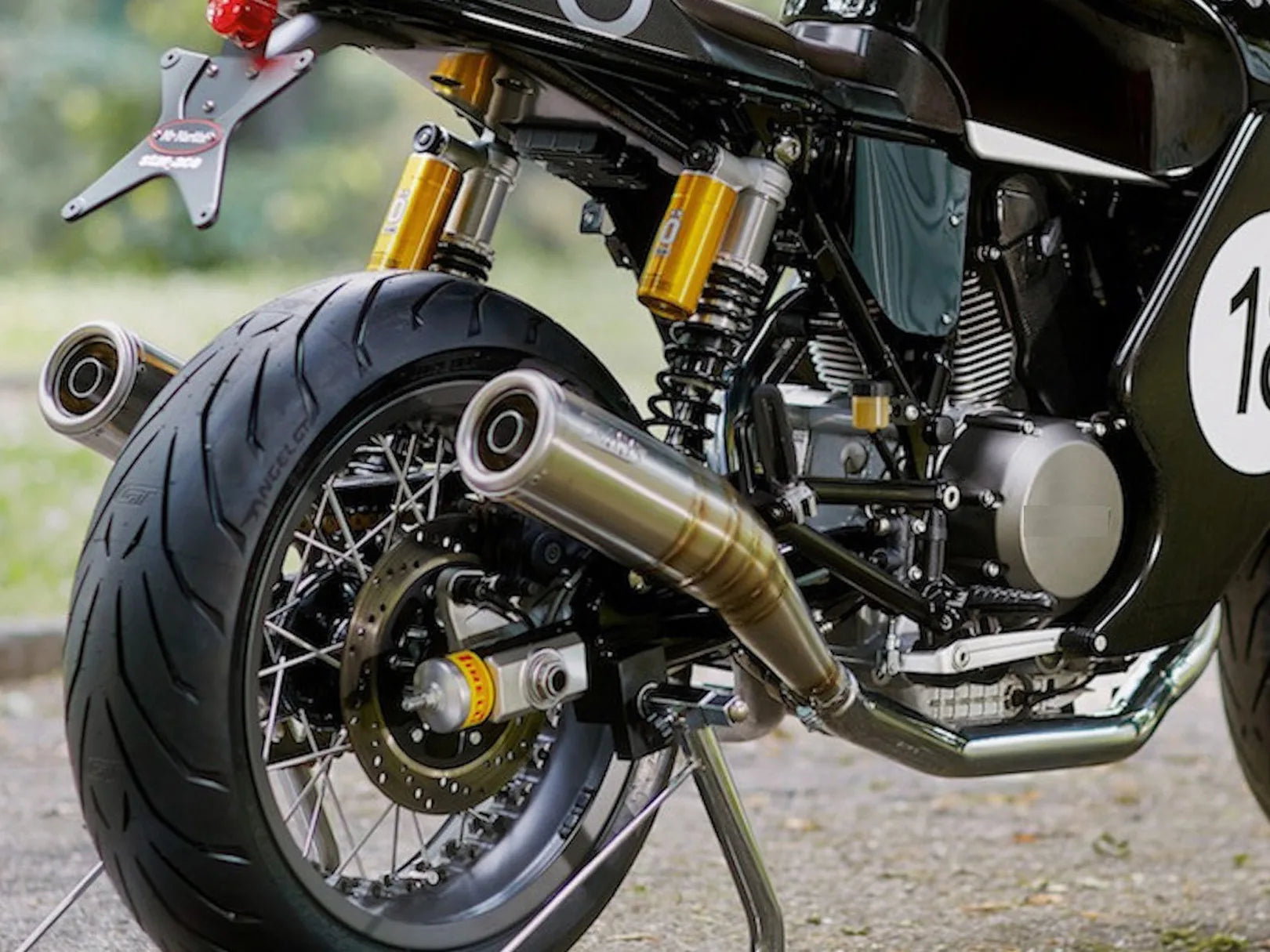 Exhaust Tip Without Sound Certification Stainless Steel - Zard Compatible With Ducati Gt 1000 (2009-2011)