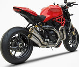 Complete Exhaust System Without Catalytic Converter And Without Sound Certification Stainless Steel Endcap Bronze - Zard Compatible With Ducati Monster 1200 R (2016-2019)
