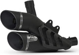 Exhaust Tip Without Sound Certification Steel Black - Zard Compatible With Ducati Diavel 1260 Euro5 (2021-2022)