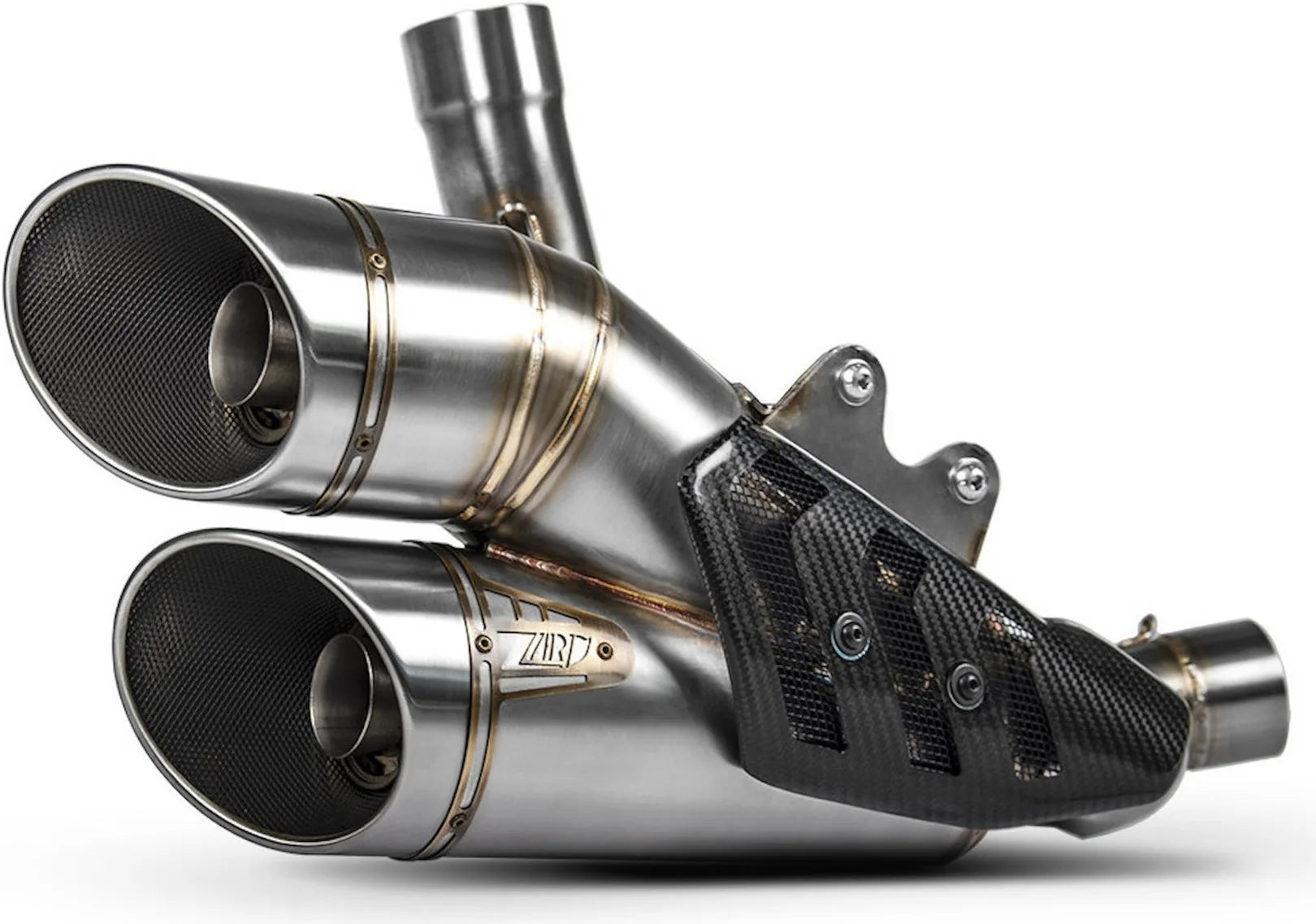 Exhaust Tip Without Sound Certification Stainless Steel - Zard Compatible With Ducati Diavel 1260 Euro5 (2021-2022)