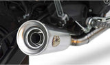 Exhaust Tip Without Sound Certification Conical Stainless Steel - Zard Compatible With Ducati Scrambler 800 Sixty2 (2016-2019)