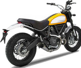 Complete Exhaust System Without Catalytic Converter And Without Sound Certification Conical Titanium - Zard Compatible With Ducati Scrambler 800 (2015-2019)