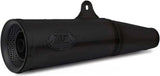Exhaust Tip Without Sound Certification Zuma Steel Black Endcap Aluminium Black - Zard Compatible With Ducati Scrambler 800 (2015-2016)