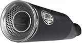 Complete Exhaust System Without Catalytic Converter And Without Sound Certification Zuma Steel Black Endcap Aluminium - Zard Compatible With Ducati Scrambler 800 (2015-2019)