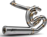 Complete Exhaust System Without Catalytic Converter And Without Sound Certification Titanium - Zard Compatible With Harley-Davidson Xr 1200 (2009-2012)