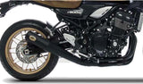 Complete Exhaust System Without Catalytic Converter And Without Sound Certification Steel Black - Zard Compatible With Kawasaki Z 900 Rs (2018-2020)