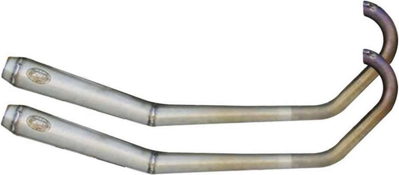 Complete Exhaust System Without Catalytic Converter And Without Sound Certification Stainless Steel - Zard Compatible With Moto Guzzi Le Mans (1976-1981)
