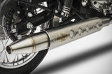 Exhaust Tip Without Sound Certification Stainless Steel Polish - Zard Compatible With Royal Enfield Interceptor 650 (2019-2023)