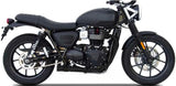 Uncatalysed Exhaust System Without Sound Certification Steel Black - Zard Compatible With Triumph Speed Twin 900 (2021-2023)