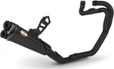 Complete Exhaust System Without Catalytic Converter And Without Sound Certification Steel Black Endcap Carbon - Zard Compatible With Triumph Scrambler 1200 (2019-2023)