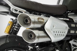 Exhaust Tip Without Sound Certification Stainless Steel - Zard Compatible With Triumph Scrambler 1200 (2019-2020)