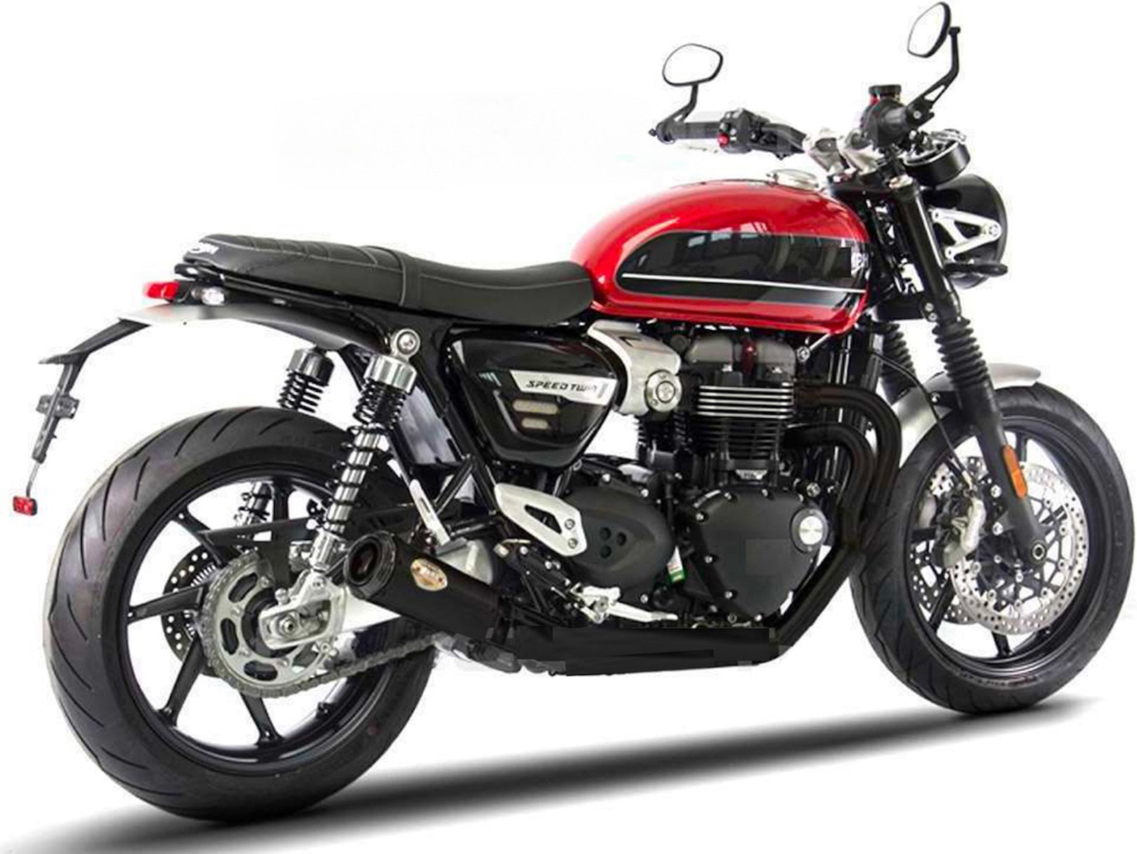 Complete Exhaust System Without Catalytic Converter And Without Sound Certification Sp Stainless Steel - Zard Compatible With Triumph Thruxton 1200 R Rs (2021-2023)