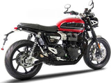 Complete Exhaust System Without Catalytic Converter And Without Sound Certification Sp Stainless Steel - Zard Compatible With Triumph Thruxton 1200 R Rs (2021-2023)