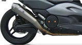 Complete Exhaust System Without Catalytic Converter And Without Sound Certification Conical Titanium - Zard Compatible With Yamaha T-Max 500 (2008-2011)